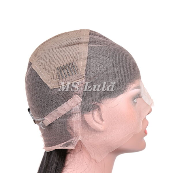 Virgin Human Hair Straight Transparent Full Lace Wigs - Image 11